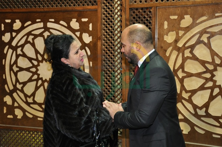 بالصور..  عزاء والد المطرب محمود العسيلى 