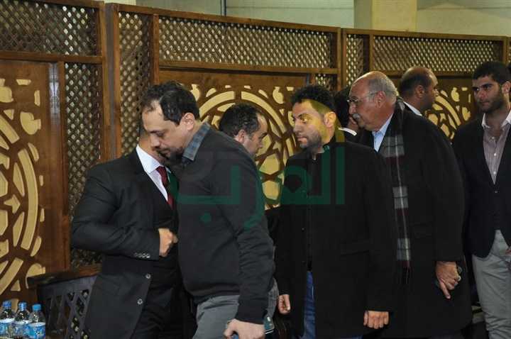 بالصور..  عزاء والد المطرب محمود العسيلى 