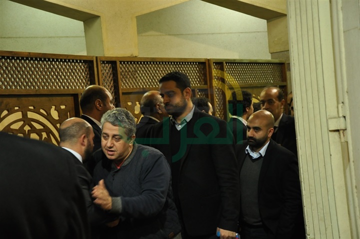 انتهاء عزاء والد المطرب محمود العسيلى بحضور المشاهير