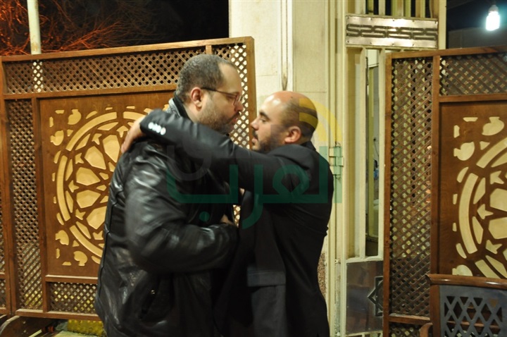 انتهاء عزاء والد المطرب محمود العسيلى بحضور المشاهير