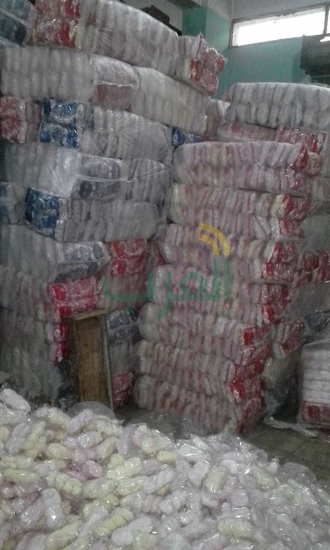 ضبط 3000 عبوة حلوى أطفال منتهية الصلاحية بطوخ