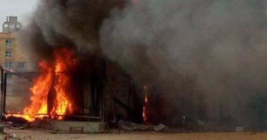 إندلاع حريق ببرج شبكة محمول بالعاشر من رمضان 