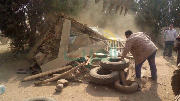 بالصور.. حملة لرفع الإشغالات وإزالة التعديات بالخصوص