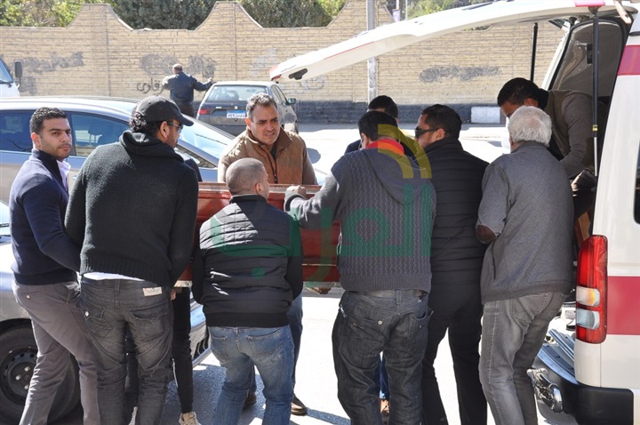 بالصور.. وصول جثمان والد الفنان أمير كرارة لمسجد السلطان حسن 