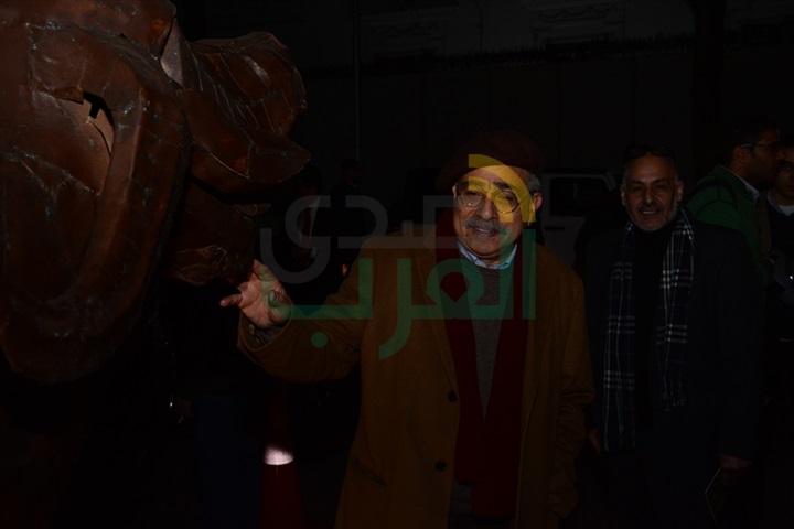 بالصور .. فاروق حسنى يفتتح معرضه السنوى بقاعه أبونتو بالزمالك بالصور .. فاروق حسنى يفتتح معرضه السنوى بقاعه أبونتو بالزمالك