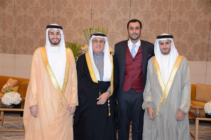 أماني الموجي تهنئ مستشار جلالة الملك لشؤون الإعلام البحريني نبيل بن يعقوب الحمر بزفاف نجله عبدالله