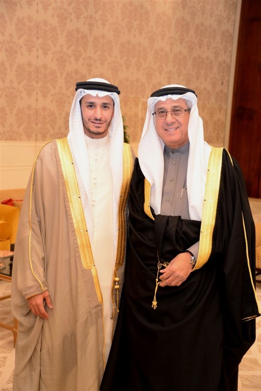 أماني الموجي تهنئ مستشار جلالة الملك لشؤون الإعلام البحريني نبيل بن يعقوب الحمر بزفاف نجله عبدالله
