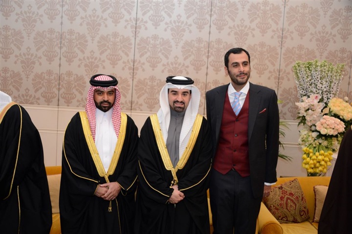 أماني الموجي تهنئ مستشار جلالة الملك لشؤون الإعلام البحريني نبيل بن يعقوب الحمر بزفاف نجله عبدالله