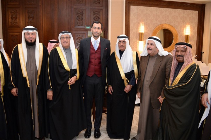 أماني الموجي تهنئ مستشار جلالة الملك لشؤون الإعلام البحريني نبيل بن يعقوب الحمر بزفاف نجله عبدالله