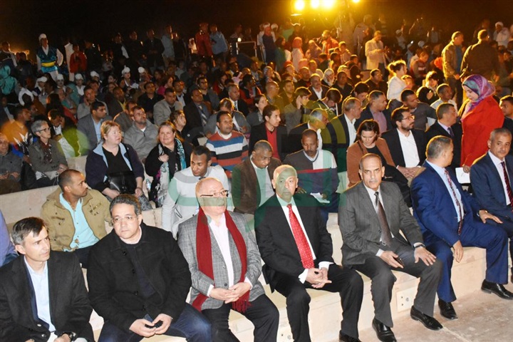 بالصور.. ووزيرا الثقافة والآثار يشهدان العروض الفنية بمعبد رمسيس الثاني