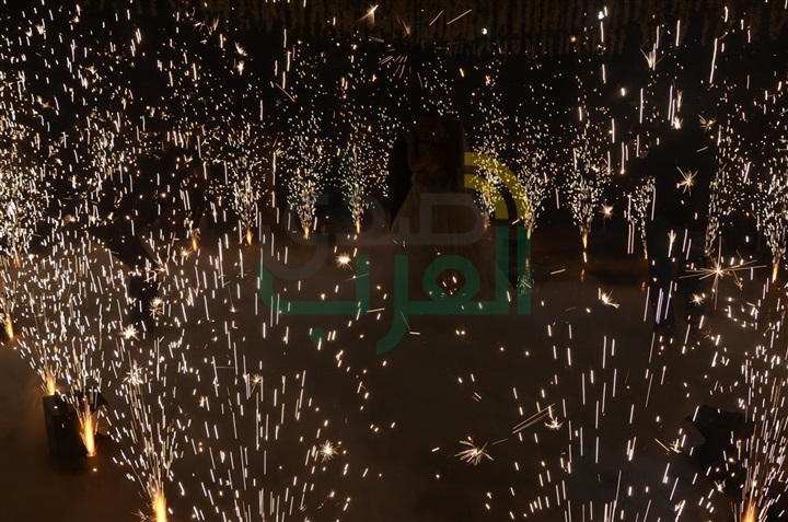بالصور.. حكيم وأحمد سعد يشعلان حفل زفاف محمد ونادية بالصور.. حكيم وأحمد سعد يشعلان حفل زفاف محمد ونادية