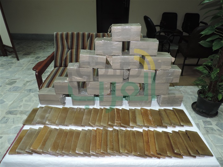 بالصور.. ضبط 240 طربة لمخدر الحشيش بالإسكندرية