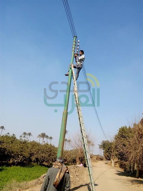 بالصور.. تنفيذ أعمال تمهيد وإنارة بمدينة طوخ