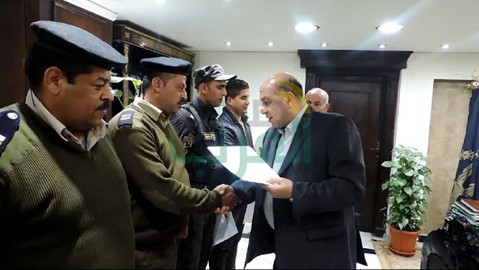 بالصور.. "أمن القليوبية" يكرم قوة أمنية لضبطهم 4138 لتر سولار قبل تهريبها