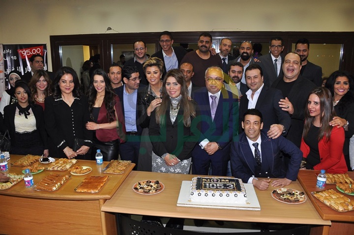 بالصور .. احتفال ماهر عبد العزيز بالمذعين الجدد فى "نغم اف ام" بالصور .. احتفال ماهر عبد العزيز بالمذعين الجدد فى "نغم اف ام"
