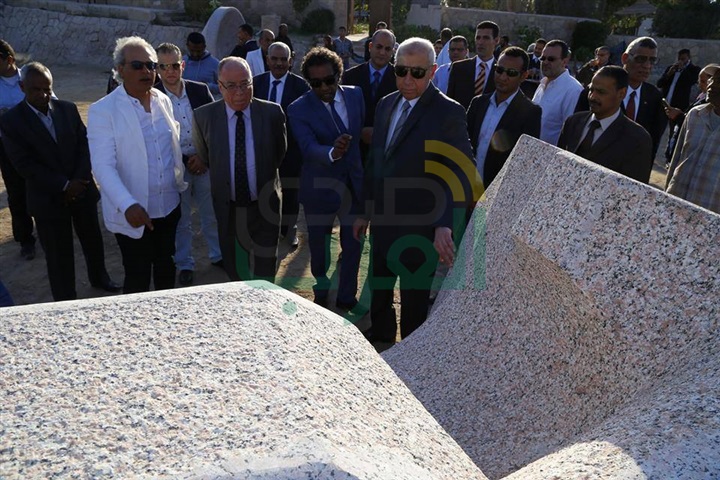 بالصور.. ختام فعاليات الدورة الـ 22 من سيمبوزيوم أسوان الدولي لفن النحت بحضور المحافظ ووزير الثقافة