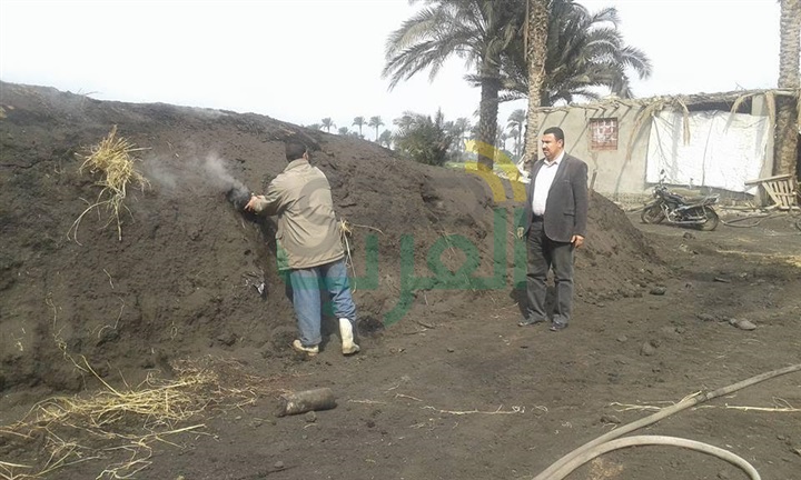 حملة إطفاء مكامير فحم بناحية أجهور والعمار 