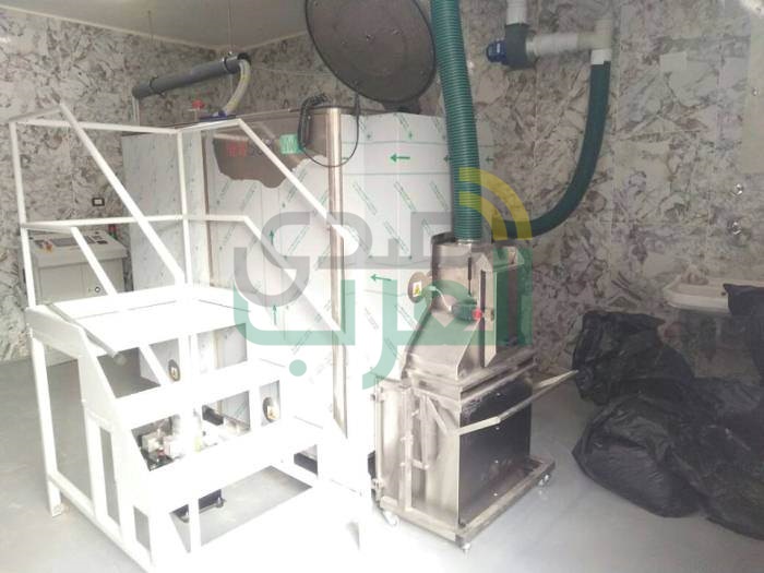 تركيب جهاز لفرم وتعقيم النفايات الطبية الخطرة بمستشفى الزقازيق