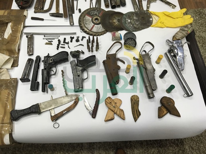 بالصور.. ضبط ورشة لتصنيع أسلحة نارية بشبرا الخيمة