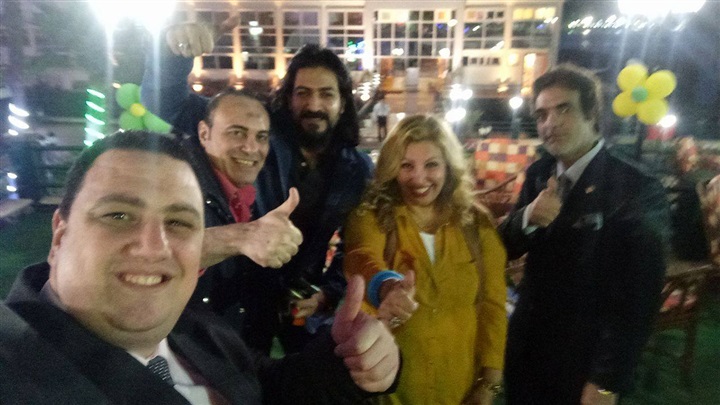 الموجي تهنئ الصحفية إيمان حامد بمناسبة عيد ميلادها الموجي تهنئ الصحفية إيمان حامد بمناسبة عيد ميلادها