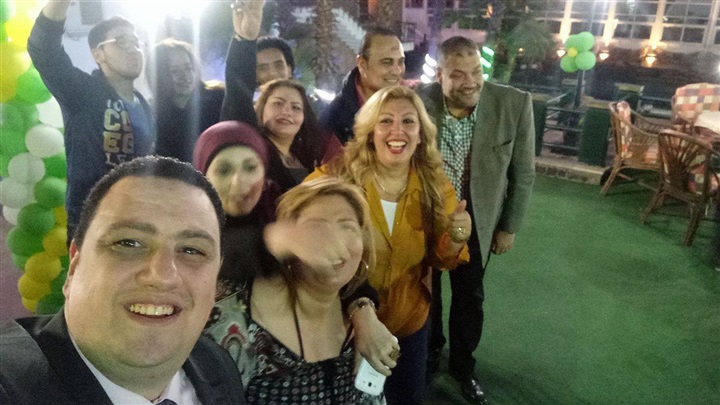 الموجي تهنئ الصحفية إيمان حامد بمناسبة عيد ميلادها الموجي تهنئ الصحفية إيمان حامد بمناسبة عيد ميلادها