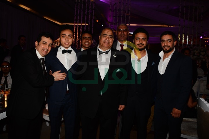 بالصور.. تامر حسني والليثي يشعلان زفاف مصطفى ومنة بالصور.. تامر حسني والليثي يشعلان زفاف مصطفى ومنة