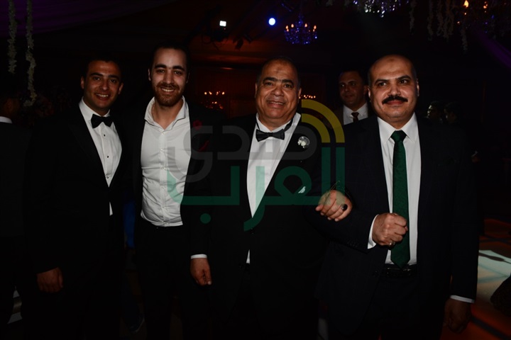 بالصور.. تامر حسني والليثي يشعلان زفاف مصطفى ومنة بالصور.. تامر حسني والليثي يشعلان زفاف مصطفى ومنة