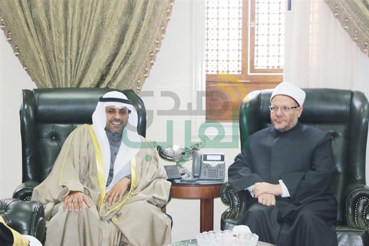 بالصور.. مفتي الجمهورية يستقبل وزير الأوقاف الكويتي