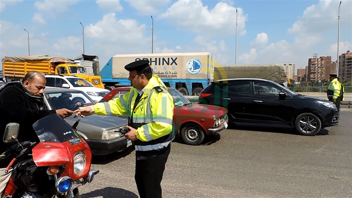 بالصور.. حملة مرورية مكبرة برئاسة مدير أمن القليوبية 