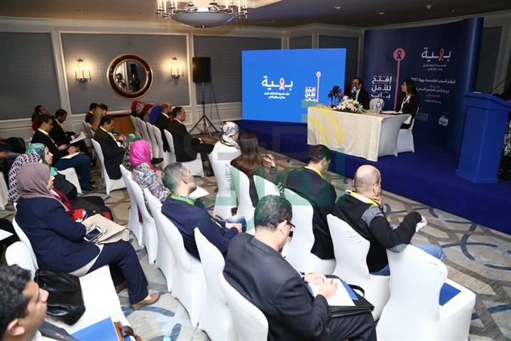 بالصور.. نبيلة مكرم ونجوم الفن والإعلام في مؤتمر بهية بالصور.. نبيلة مكرم ونجوم الفن والإعلام في مؤتمر بهية