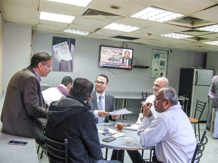 إسلام كمال يواصل جولاته الانتخابية بالمؤسسات الصحفية