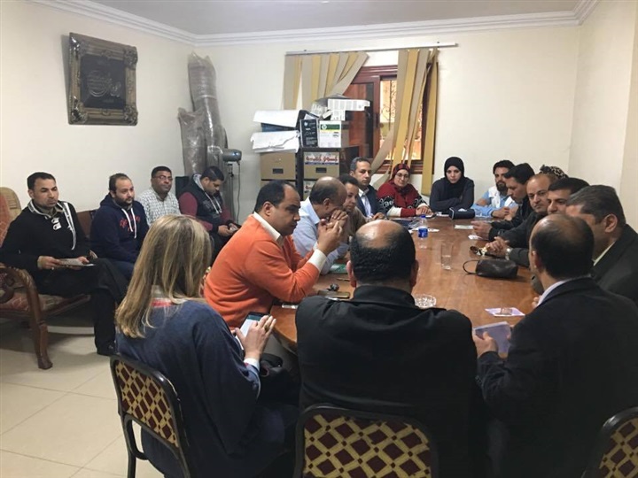 بالصور...  ندوة للمرشحين على عضوية مجلس  نقابة الصحفيين بـ"السوق العربية"