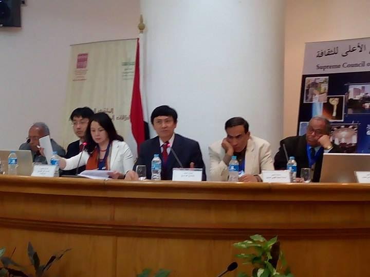 الجلسة الرابعة للملتقى الدولى للعلاقات المصرية الصينية  بالأعلى للثقافة