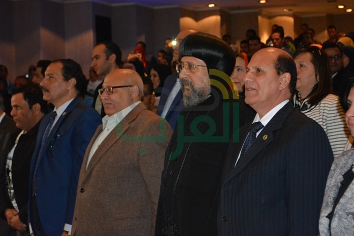 ‎محمد فؤاد فى احتفالية أم الشهيد بجامعة عين شمس