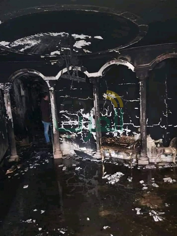 بالصور.. معاينة النيابة لفيلا إيهاب توفيق: الخسائر تجاوزت المليون جنيه 