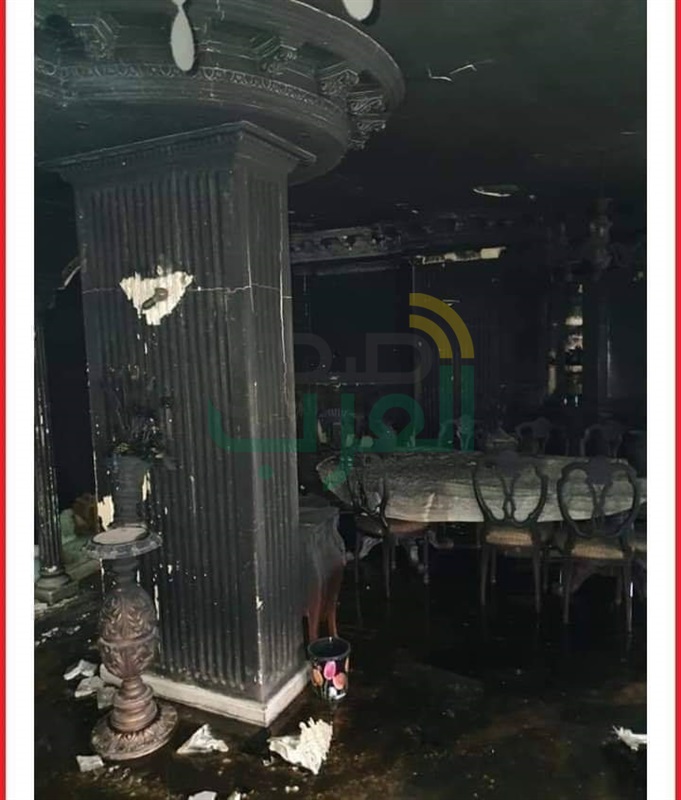 بالصور.. معاينة النيابة لفيلا إيهاب توفيق: الخسائر تجاوزت المليون جنيه 