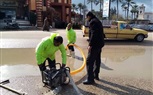 محافظ البحيرة يوجه برفع مياة الأمطار المتراكمة وبجميع الوحدات بمدينه كوم حمادة