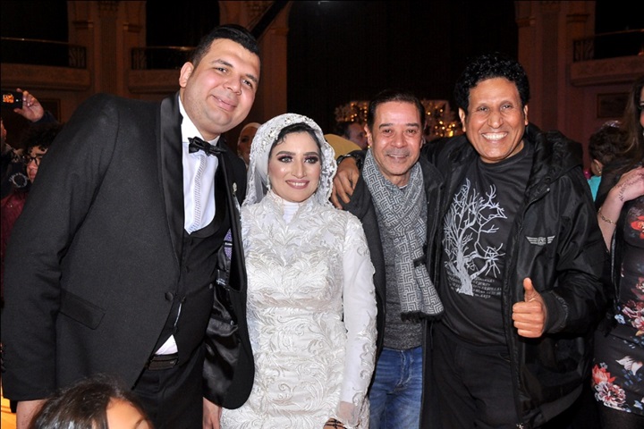 مدحت صالح ومصطفى كامل ومجد القاسم وعلا رامى يحتفلون بزفاف نجل الفنان فيصل خورشيد