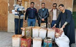 حملة بيطرية بسوهاج تضبط  200كيلو ملوحة و 50كيلو لحم غير صالحة 