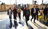 الوفد الكينى ومسؤلى صندوق تطوير العشوائيات يتفقدان ديوان عام محافظة بورسعيد 