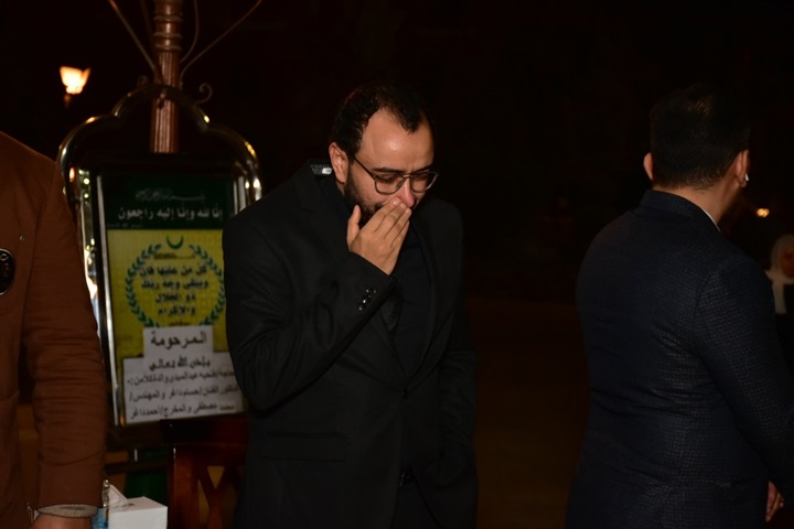 عزاء والدة حسام داغر بمسجد الشرطة عزاء والدة حسام داغر بمسجد الشرطة