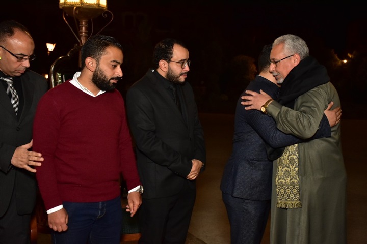 عزاء والدة حسام داغر بمسجد الشرطة عزاء والدة حسام داغر بمسجد الشرطة