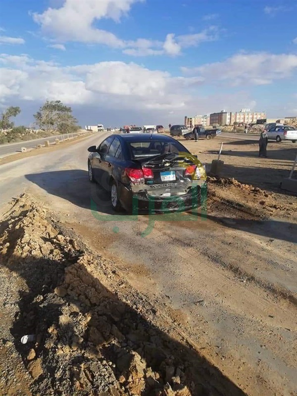 بالأسماء والصور.. إصابة 11 في حادث سير بمطروح