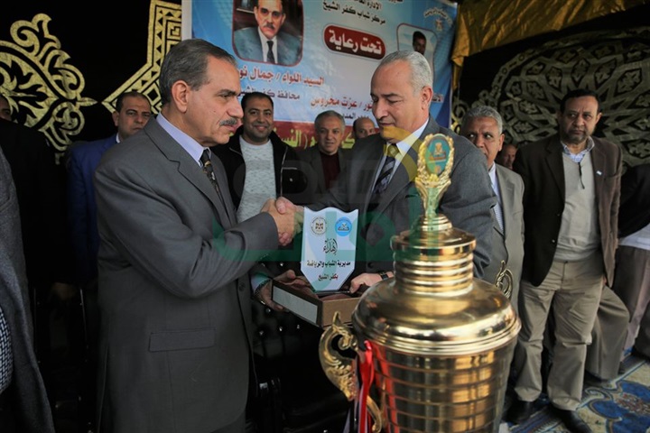 بالصور.. محافظ كفر الشيخ يشهد نهائي دوري مراكز الشباب