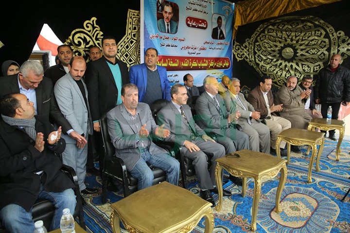 بالصور.. محافظ كفر الشيخ يشهد نهائي دوري مراكز الشباب