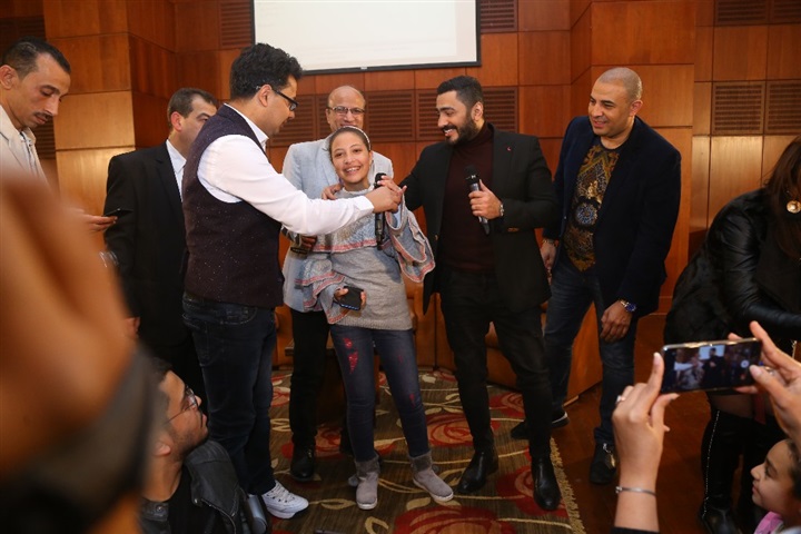 حفل وتكريم تامر حسني من جريدة الأهرام