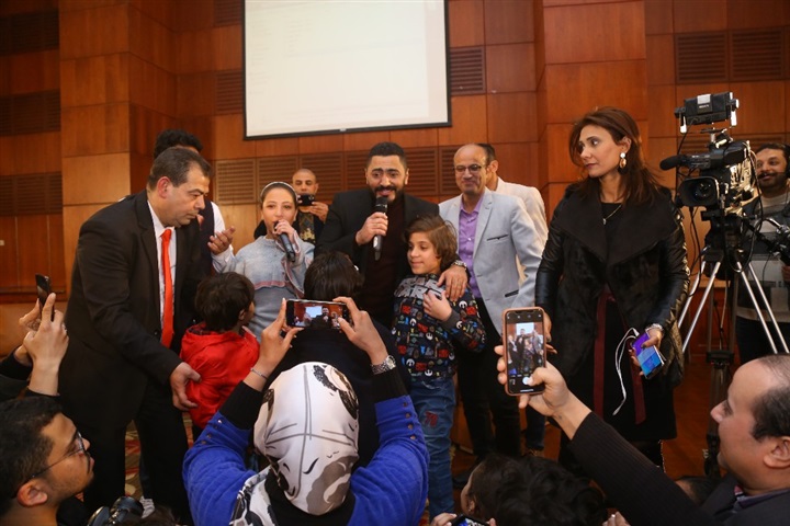 حفل وتكريم تامر حسني من جريدة الأهرام حفل وتكريم تامر حسني من جريدة الأهرام