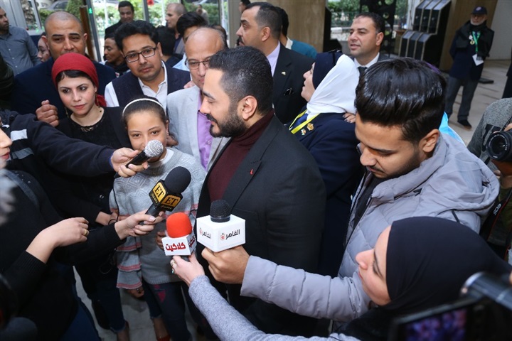 حفل وتكريم تامر حسني من جريدة الأهرام حفل وتكريم تامر حسني من جريدة الأهرام