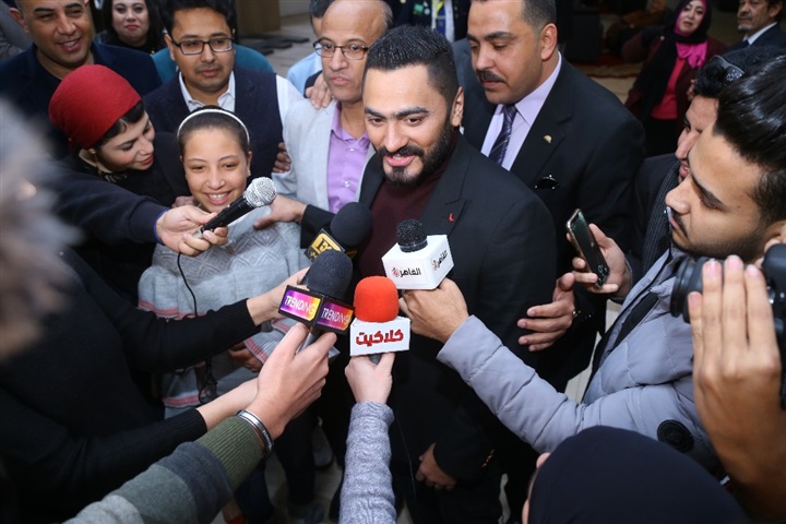 حفل وتكريم تامر حسني من جريدة الأهرام حفل وتكريم تامر حسني من جريدة الأهرام