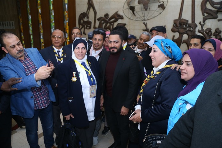 حفل وتكريم تامر حسني من جريدة الأهرام حفل وتكريم تامر حسني من جريدة الأهرام